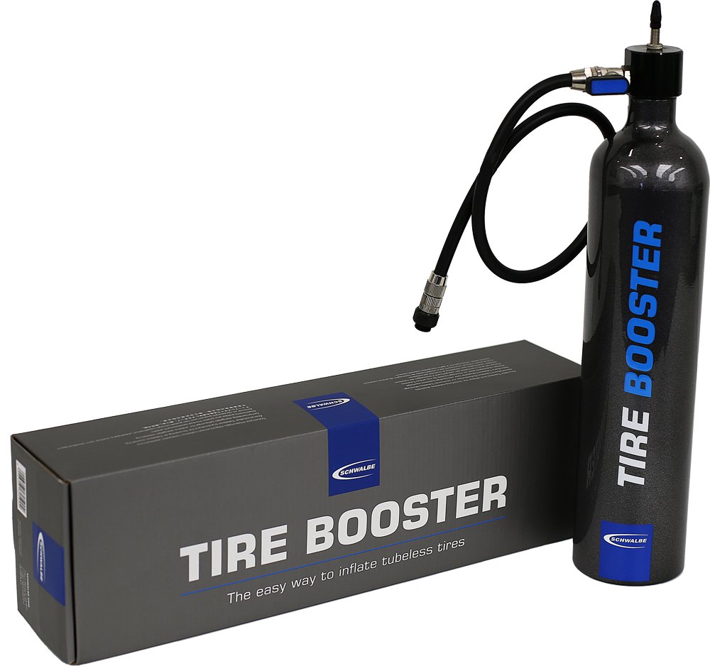SCHWALBE TIRE BOOSTER VC-1 バルブコアツール付き Amazon.com: Schwalbe Tire Booster Tubeless Tire Inflator : Sports